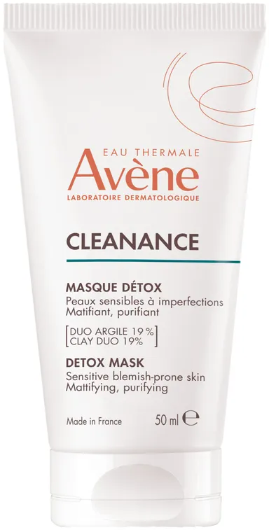 Avène Cleanance Detox Masker Zuivert & Matteerd 50Ml
