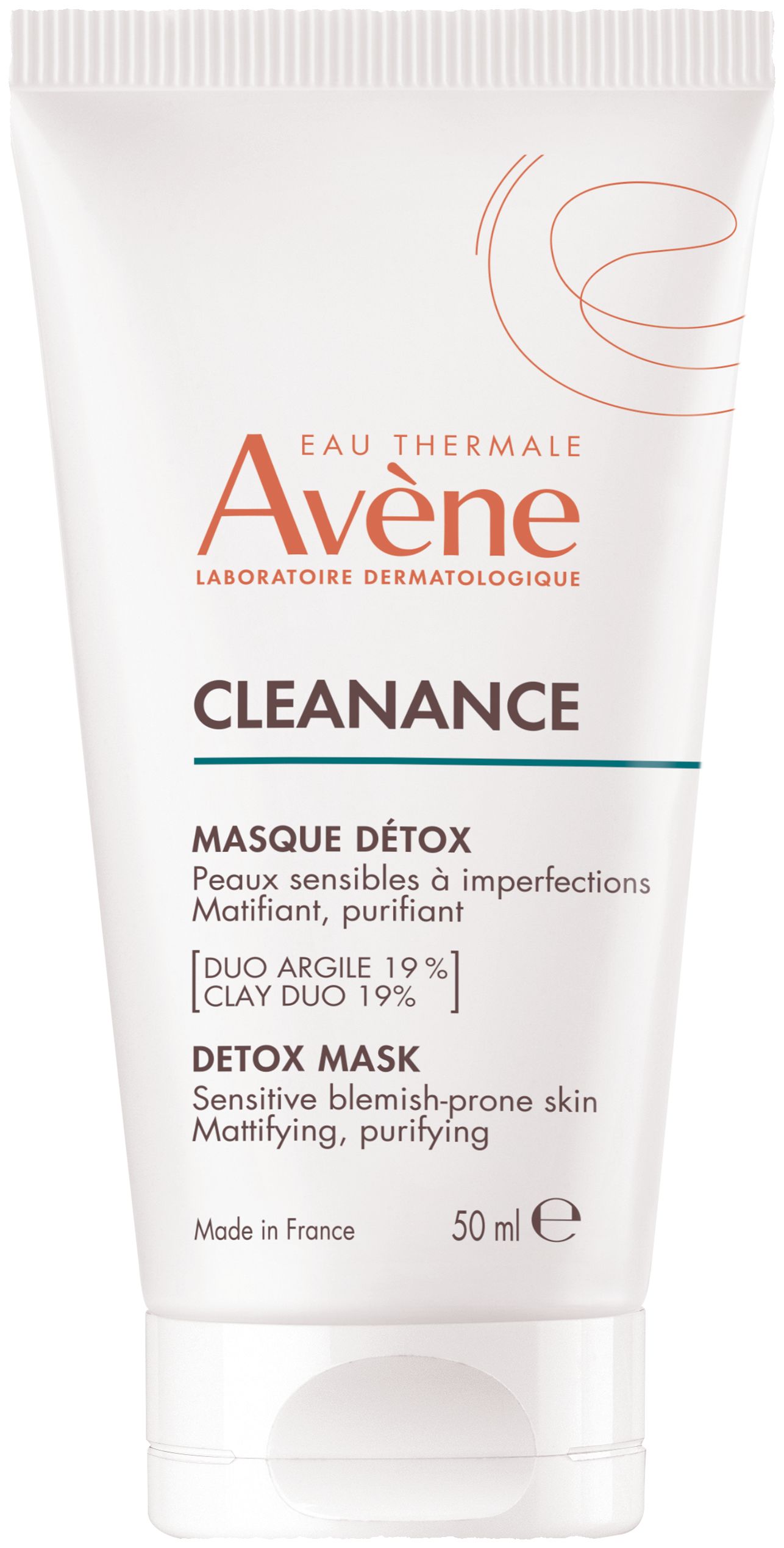 Avène Cleanance Detox Masker Zuivert & Matteerd 50Ml - Avène
