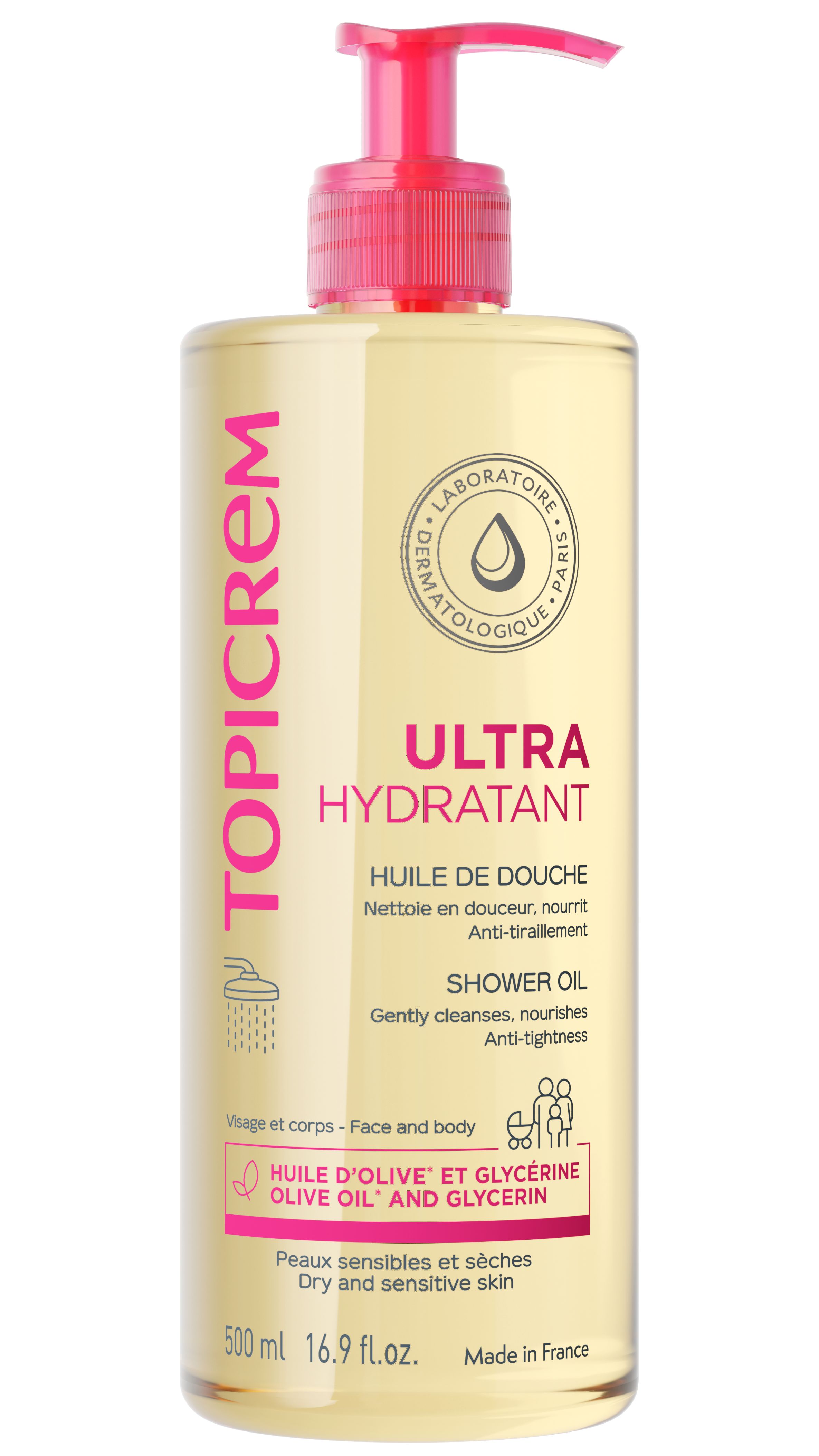 Topicrem Ultrahydraterende Doucheolie 500 ml