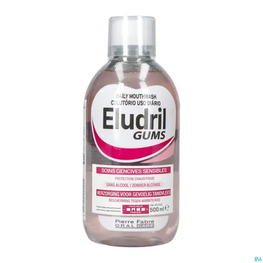 Oral Care Eludril Gums, Dagelijkse Mondspoeling Gevoelig Tandvlees 00Ml
