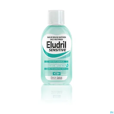 Oral Care Eludril Sensitive, Dagelijkse Mondspoeling Gevoelige Tanden 500Ml