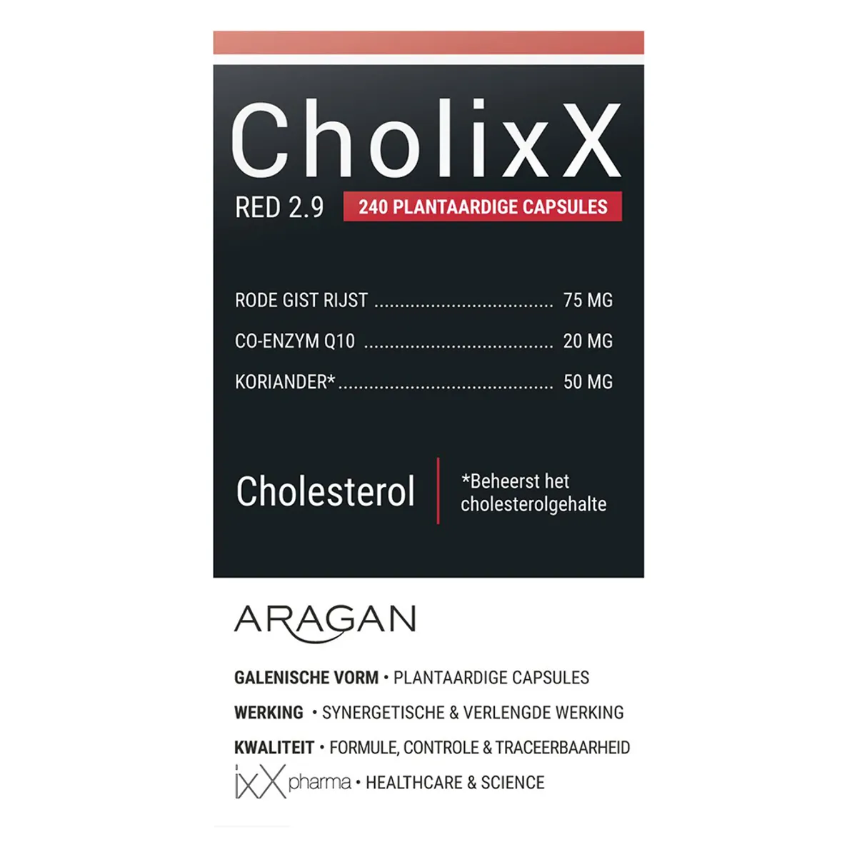 CholixX RED 2.9 240 Capsules