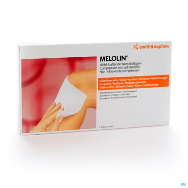 Melolin 5 Steriele Kompressen 10x20cm
