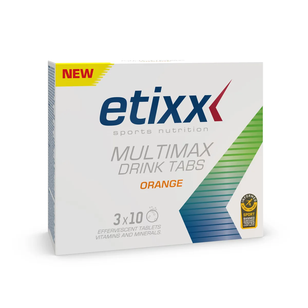 Etixx Multimax Drink Tabs Orange 3x10 Comprimés
