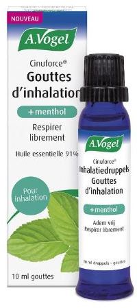 A.Vogel Cinuforce Druppels Inhalatie Menthol 10 ml - A.Vogel