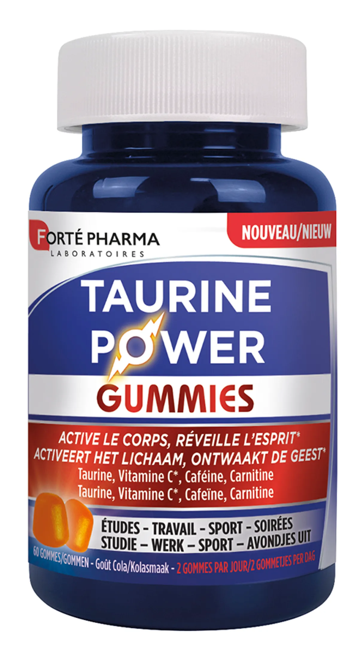 Forté Pharma Energie Taurine Power Gummies 60 Gummies