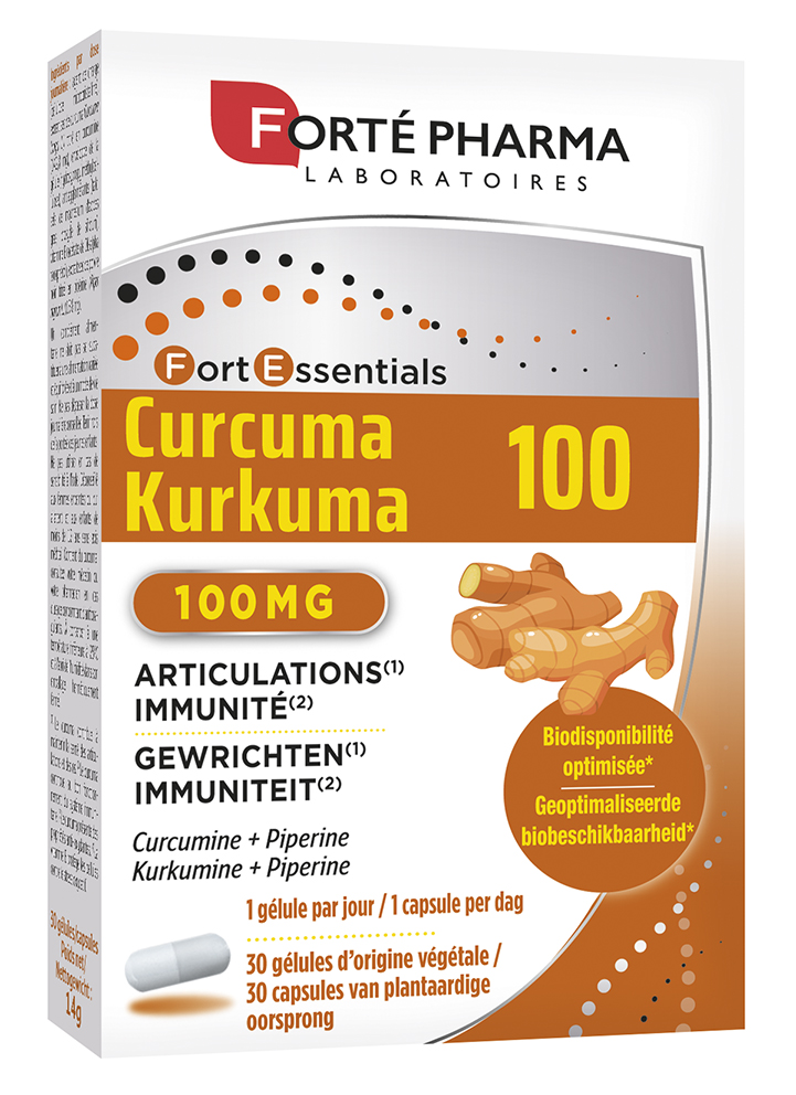 Forté Pharma Kurkuma 100 30 Capsules - FORTESSENTIALS