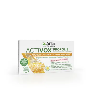 Activox Propolis Honing Citroen 24 Tabletten