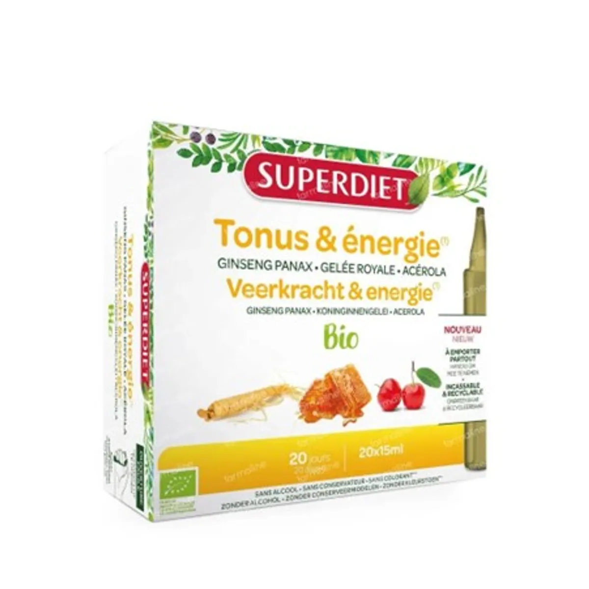 SuperDiet Tonus & Energie 20x15ml