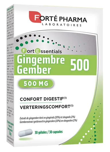 Forté Pharma Gember 500 mg 30 Capsules