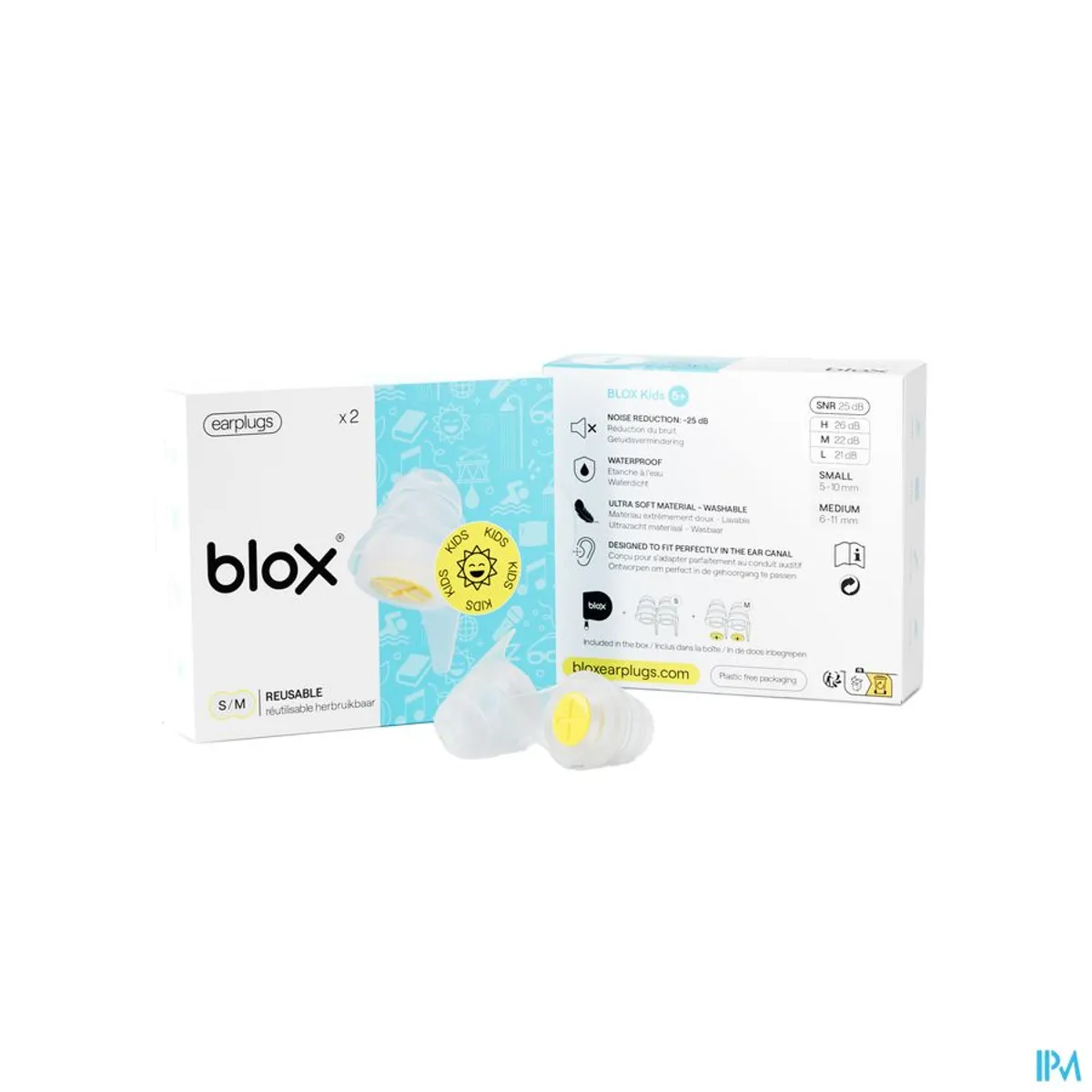 Blox Réutilisable Kids S/M 1 Paire