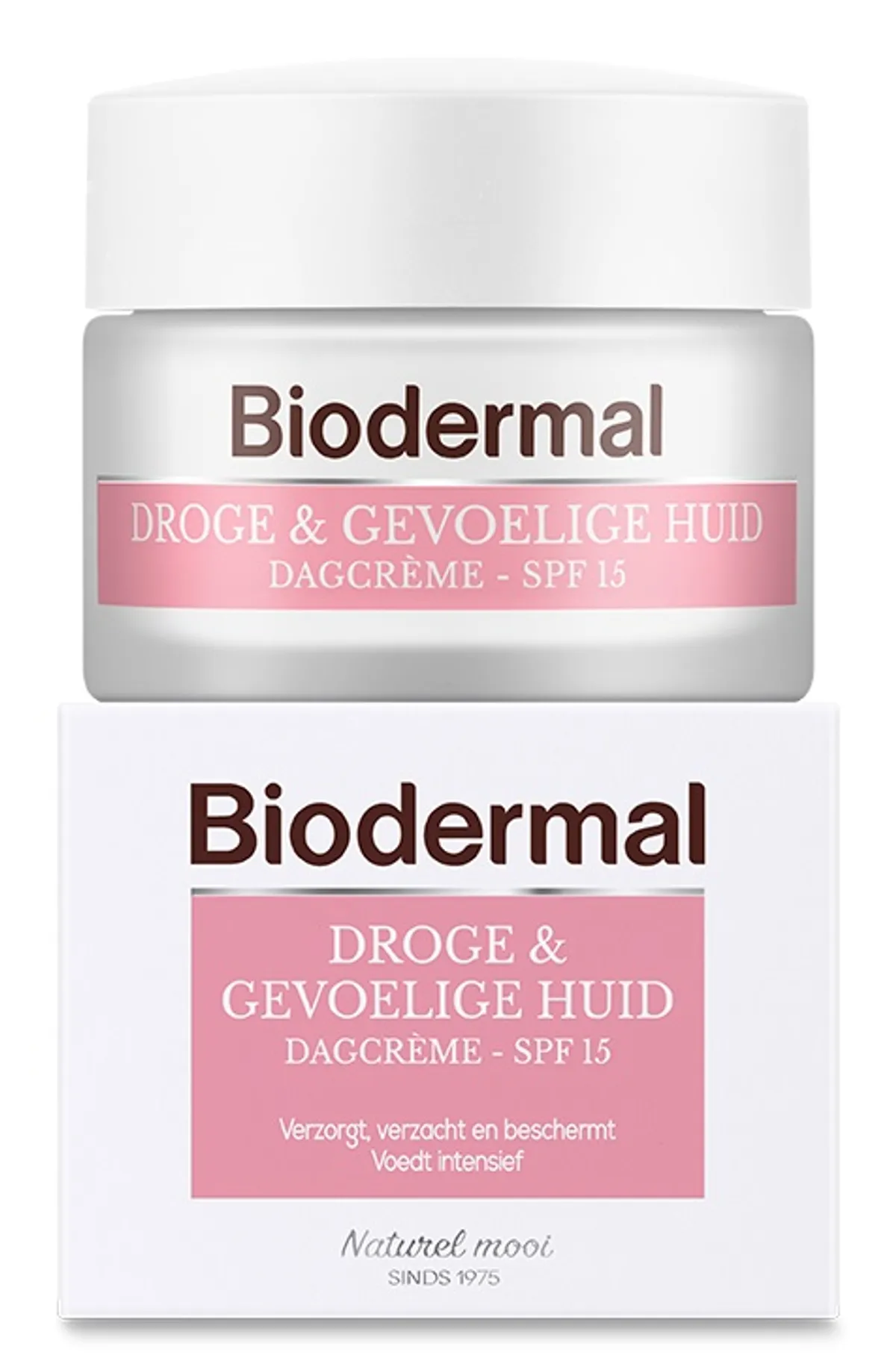 Biodermal Dagcrème Droge en Gevoelige Huid SPF15 50 ml