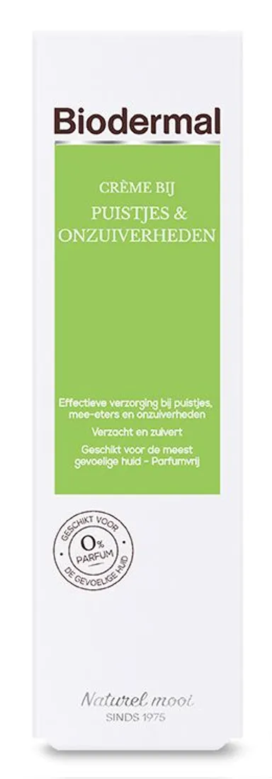 Biodermal Crème Puistjes en Onzuiverheden 30 ml