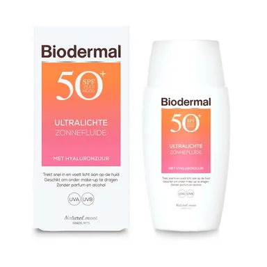 Biodermal Ultralichte Zonnefluid SPF50+ 40 ml
