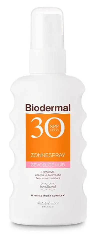 Biodermal Zonnespray Gevoelige Huid SPF30 175 ml