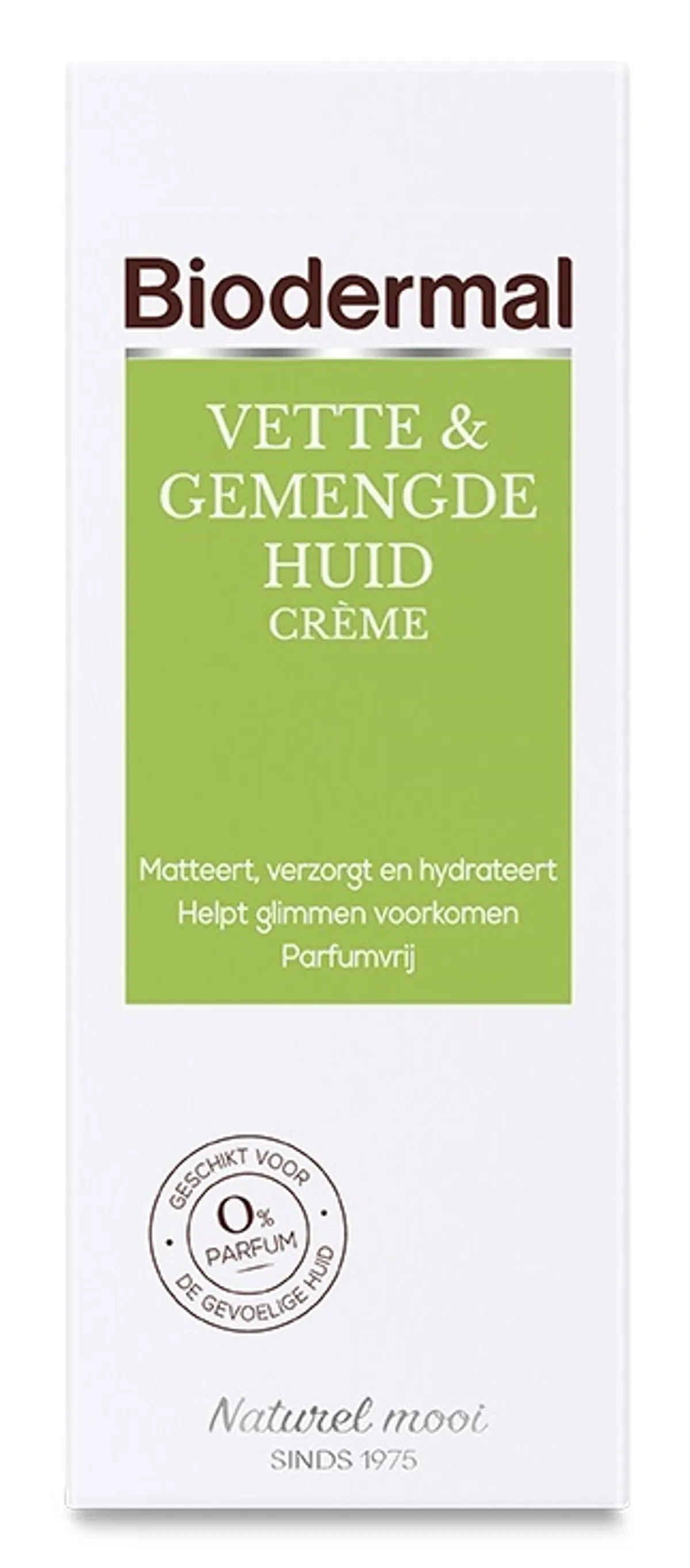 Biodermal Crème Vette en Gemengde Huid 50 ml