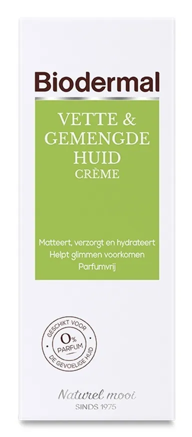 Biodermal Crème Vette en Gemengde Huid 50 ml