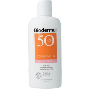 Biodermal Zonnemelk Gevoelige Huid SPF50 200 ml