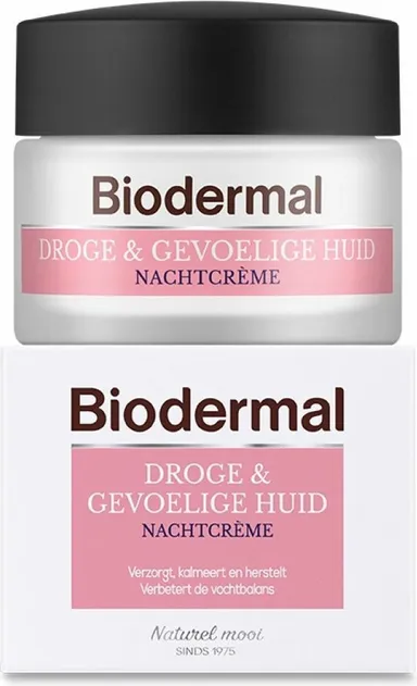 Biodermal Nachtcrème Droge & Gevoelige Huid 50 ml