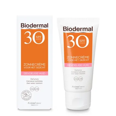 Biodermal Zonnecrème Gevoelige Huid SPF30 200 ml