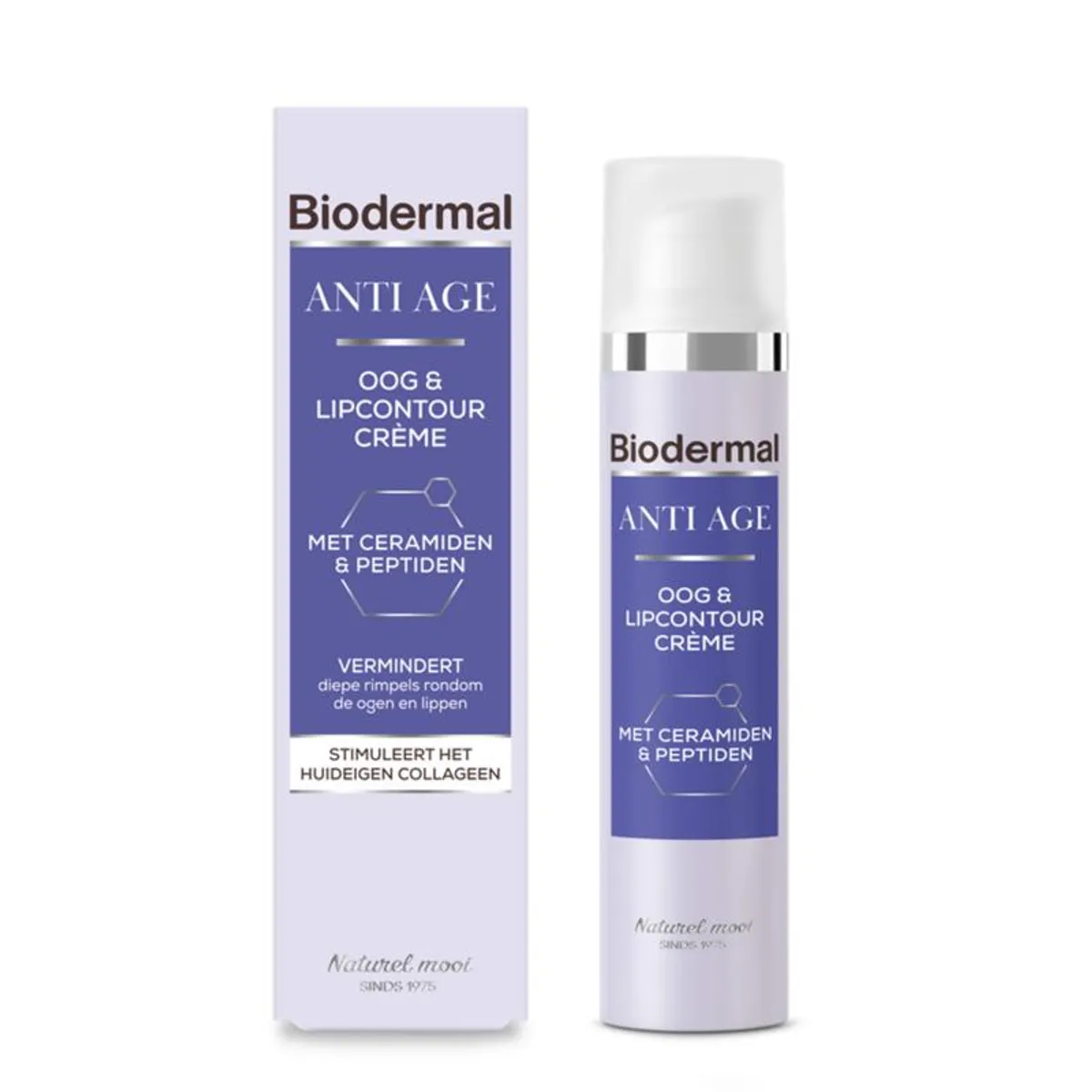 Biodermal Oog-/Lipcontourcrème 15 ml