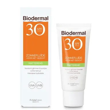 Biodermal Matterende Zonnefluid SPF30 40 ml
