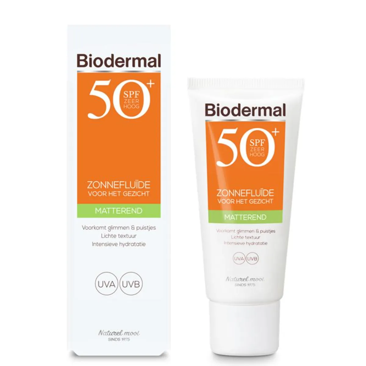 Biodermal Matterende Zonnefluid SPF50+ 40 ml