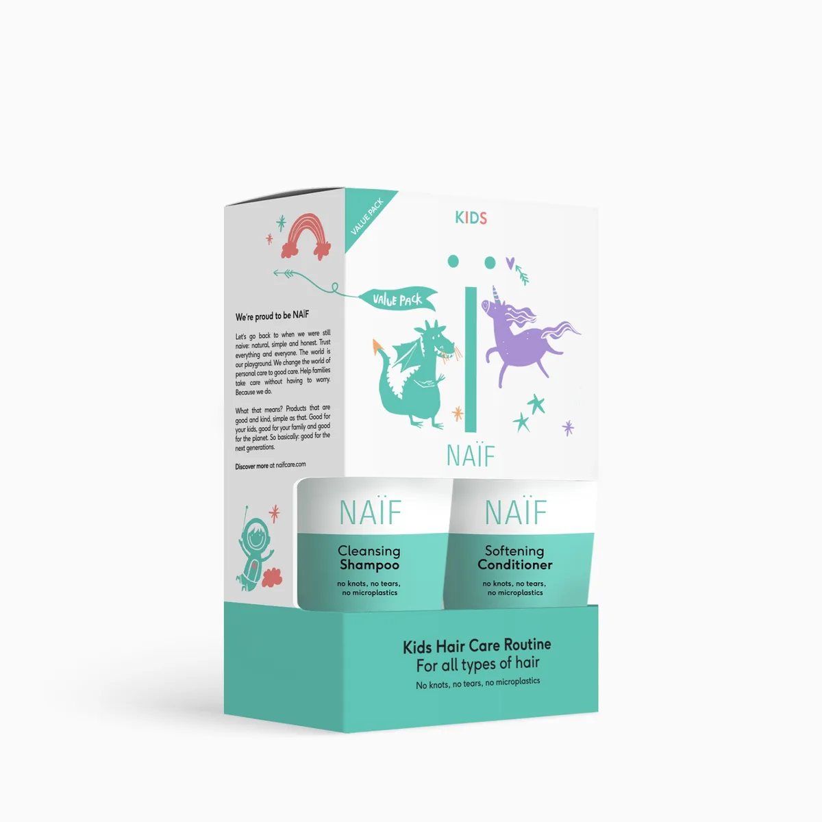 Naïf Baby&Kids Coffret Shampoing & Après-Shampoing 2x100ml