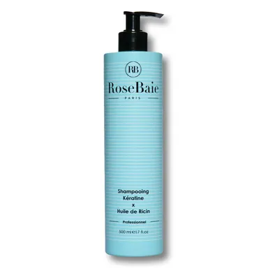 RoseBaie Shampooing Kératine x Huile de Ricin 500ml