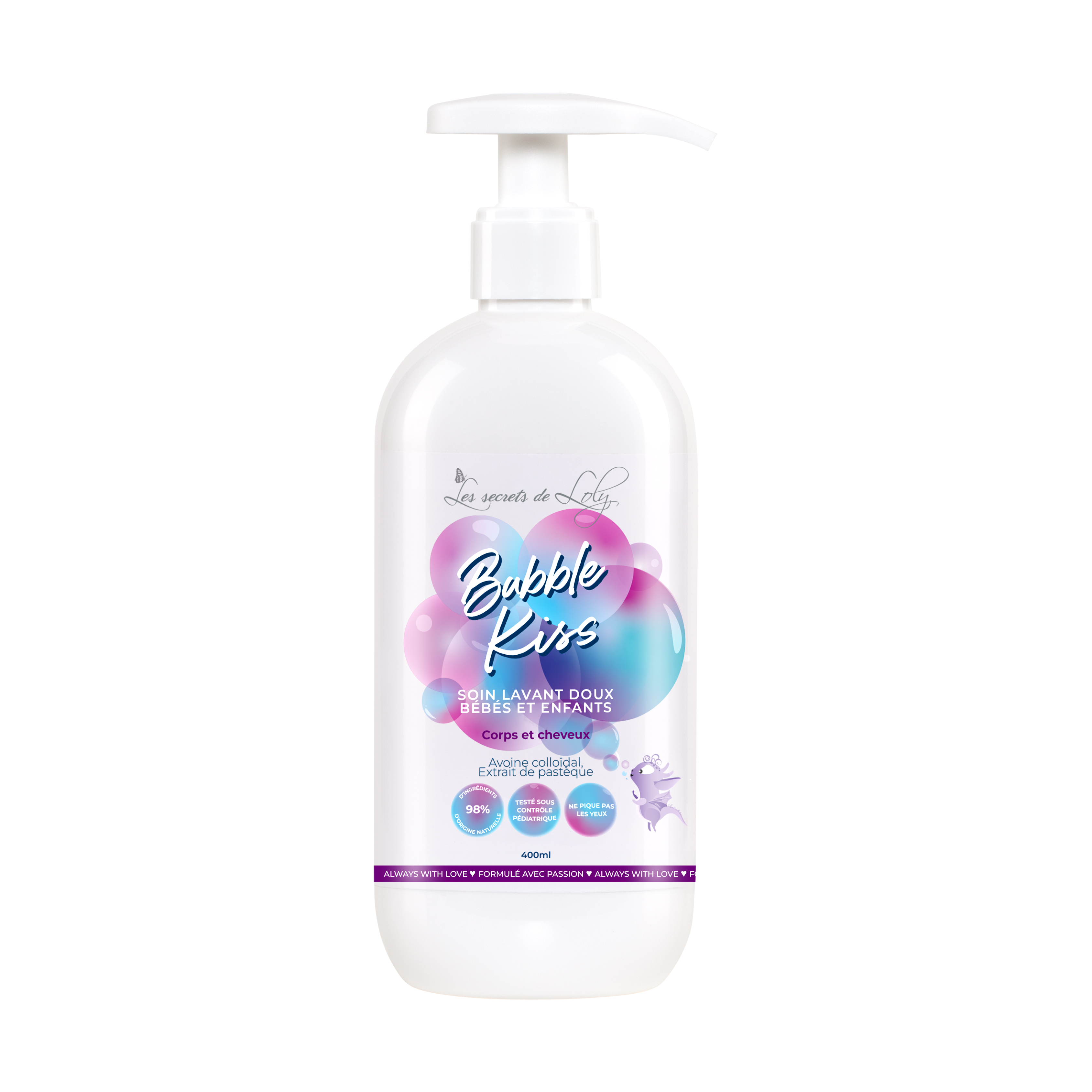 Les Secrets De Loly Bubble Kiss 400 ml - Les Secrets de Loly