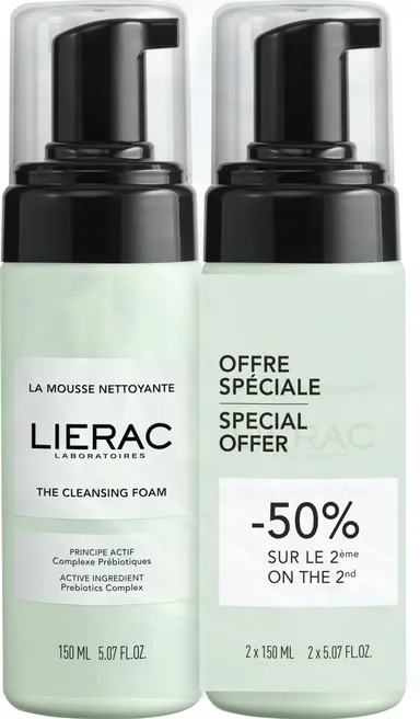 Lierac La Mousse Nettoyante 2x150ml