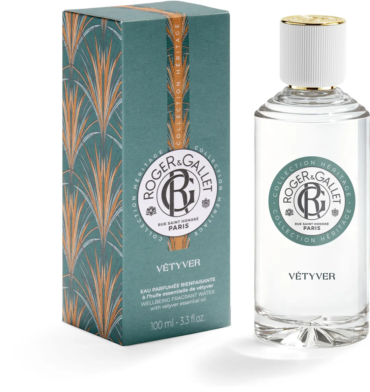 Roger&Gallet Vetiver Weldadig Geparfumeerd Water 100 ml
