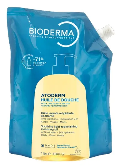 Bioderma Atoderm Huile Douche Eco-Recharge 1L