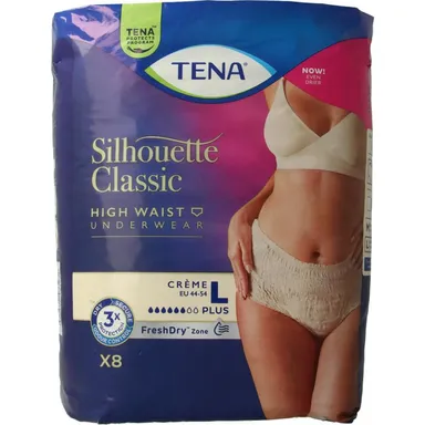 Tena Silhouette Classic High Waist L Plus 8 Stuks