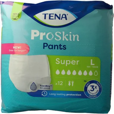 Tena Proskin Pants Super L 12 Stuks