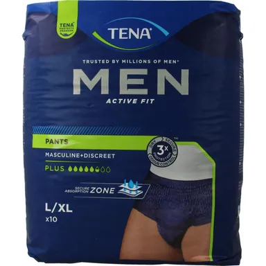 Tena Men Active Fit Pants Normal L/XL 10 Stuks