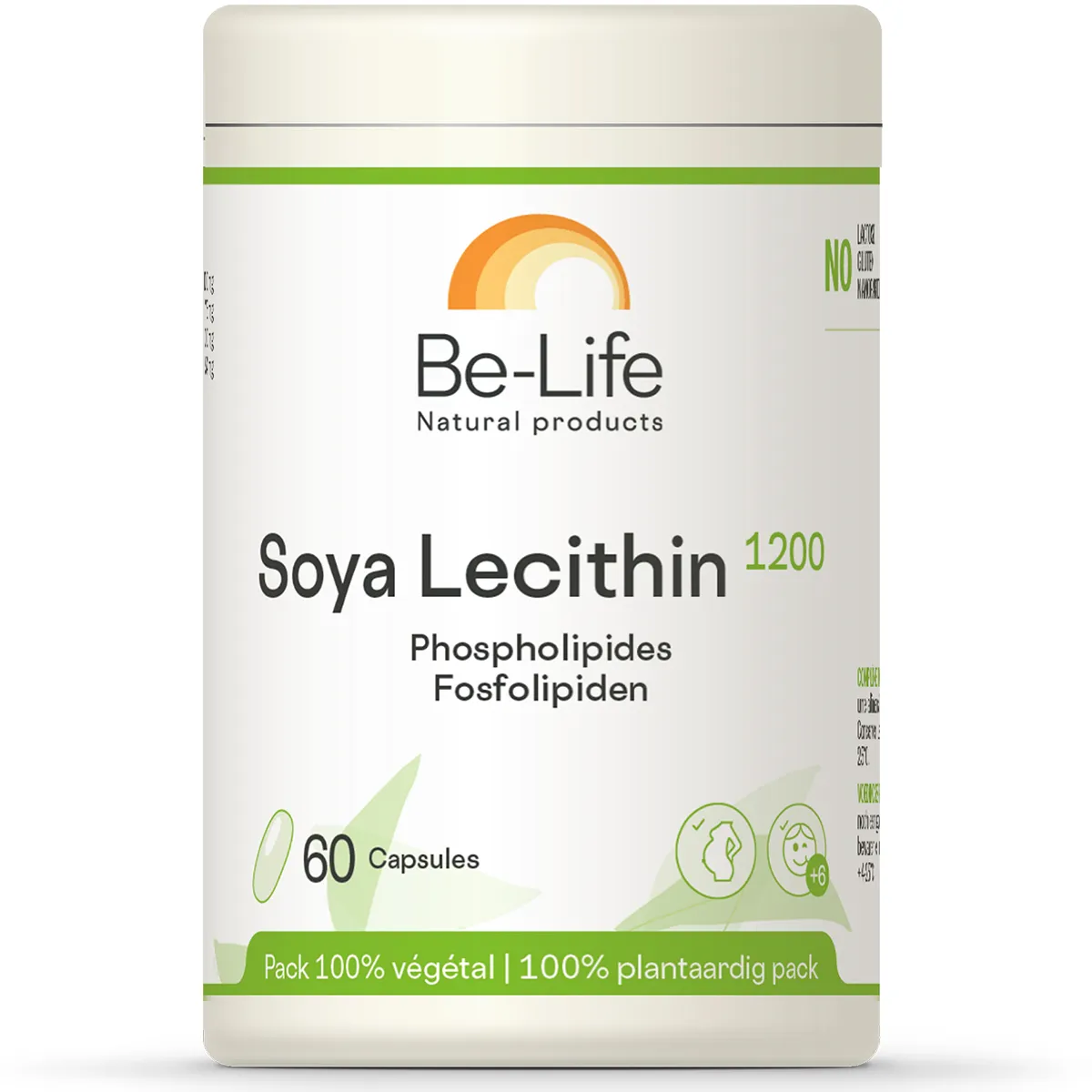 Be Life Soya Lecithin 1200 60 Gélules