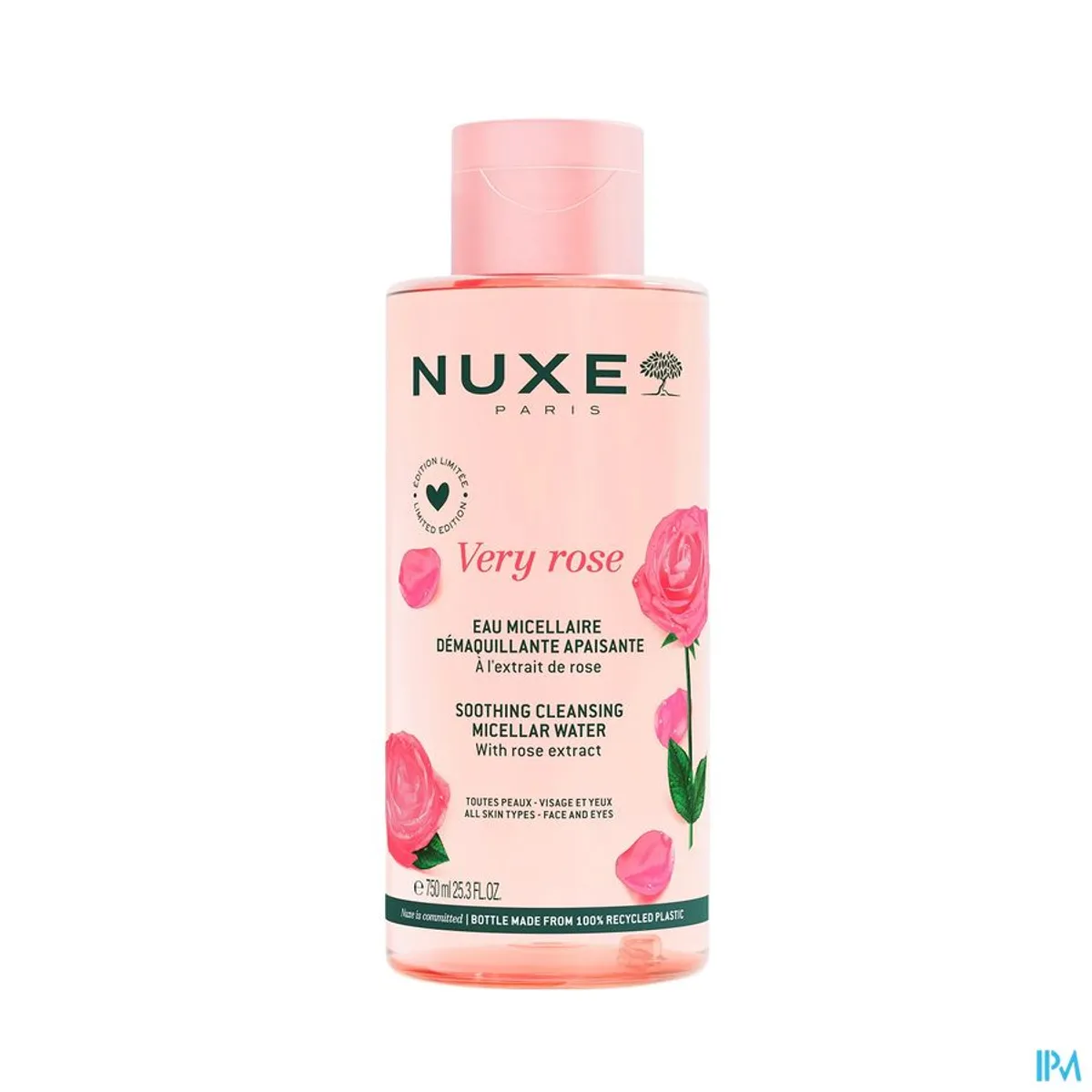 NUXE VERY ROSE KALMEREND REINIGEND MICELLAIR WATER 750ML