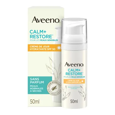 Aveeno Calm+Restore Lotion Hydratante SPF50 50ml
