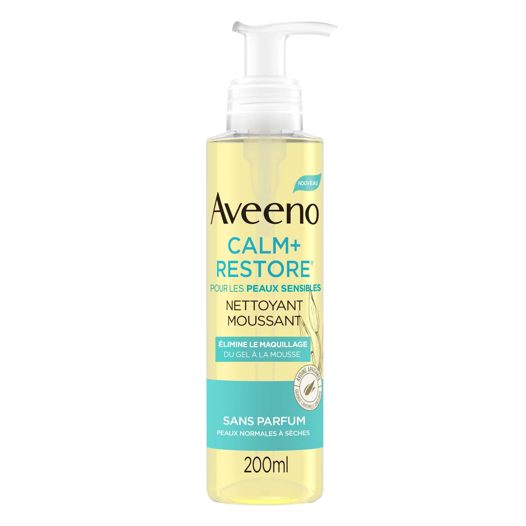 Aveeno Calm+Restore Schuimende Reiniger 200 ml - AVEENO