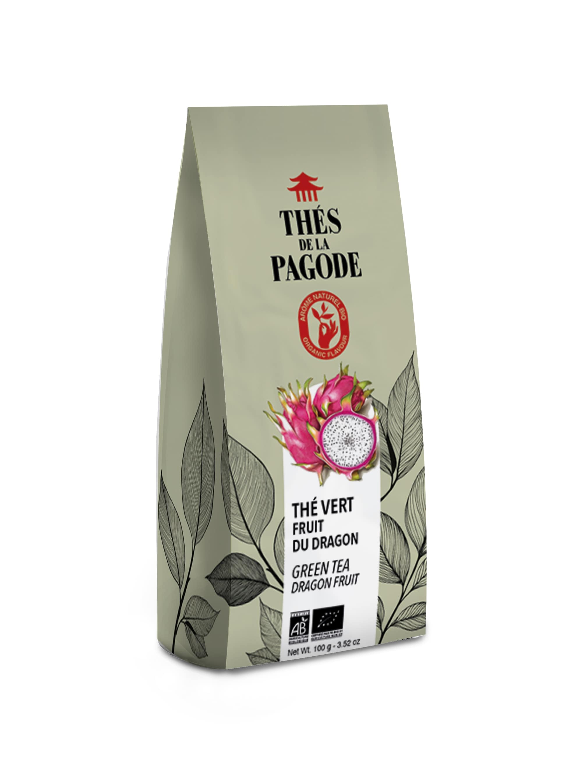 Thés De La Pagode Bio Groene Thee Bio Pitahaya 100 g - Thés de la Pagode