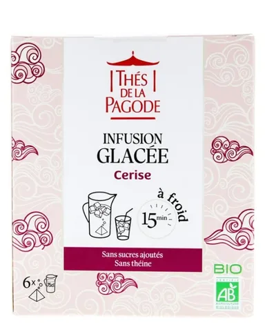 Thés de la Pagode Infusion Glacée Cerise 6 Sachets