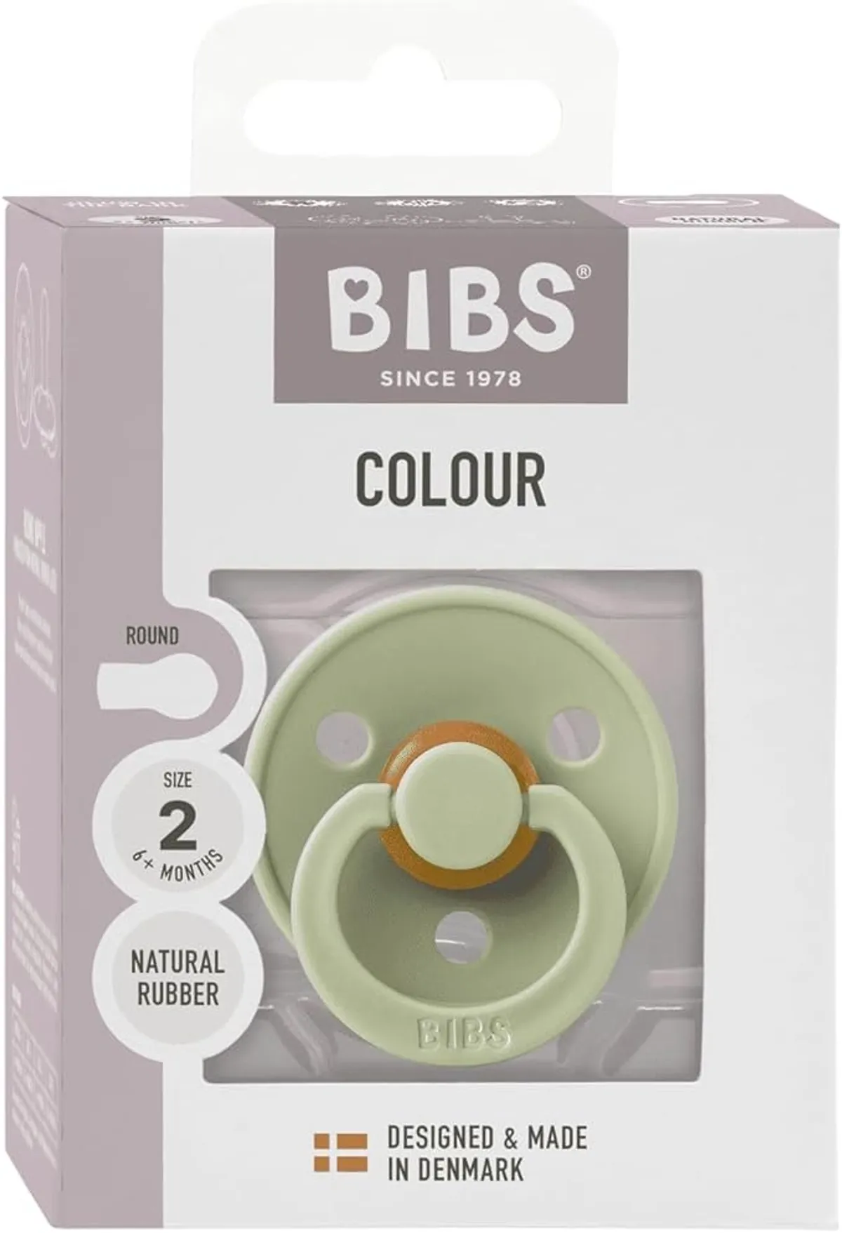 Bibs 2 Tétine Sage Single Pack