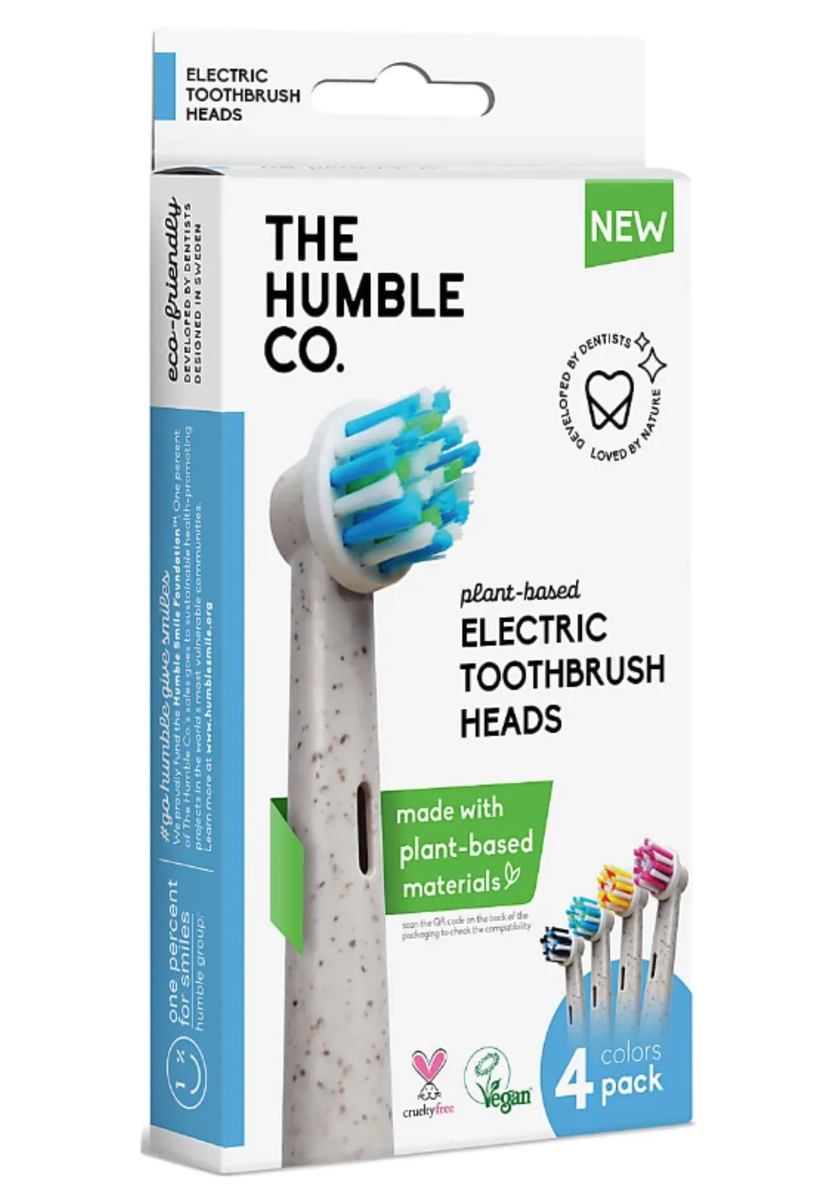 Humble 4 Brossettes Electrique à Base De Plantes Souples