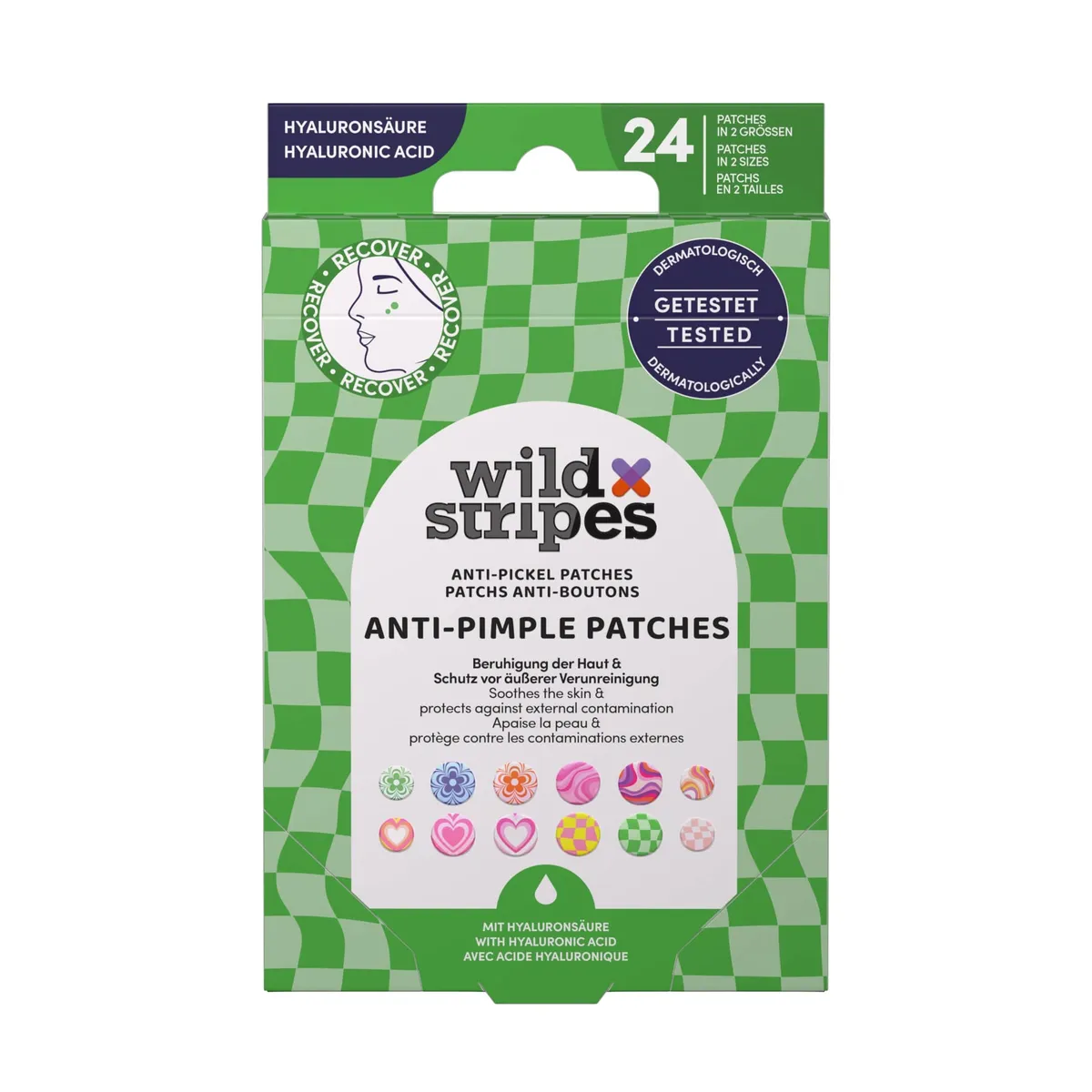 Wild Stripes Patch Anti-Boutons 24 Patches