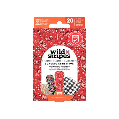 Wild Stripes Classic Sensitive Fashion 20 Pansements