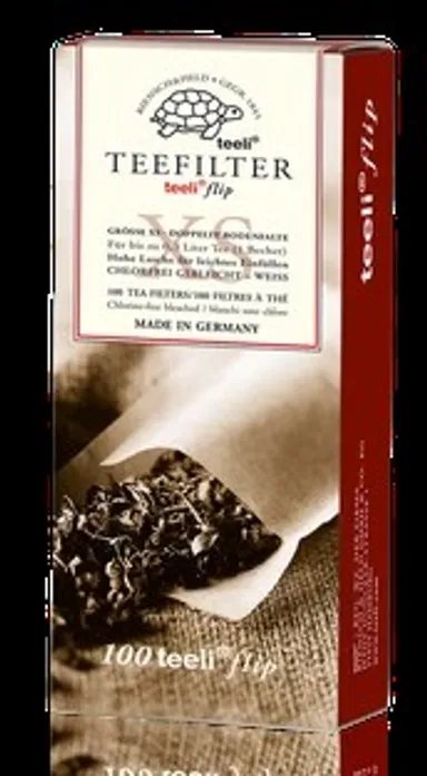 Teeli Filtres à Thé XS (13x63cm) 100 Filtres