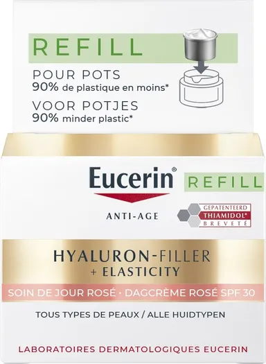 Eucerin Hyaluron-Filler +Elasticity Soin de Jour Rose IP30 Recharge 50ml