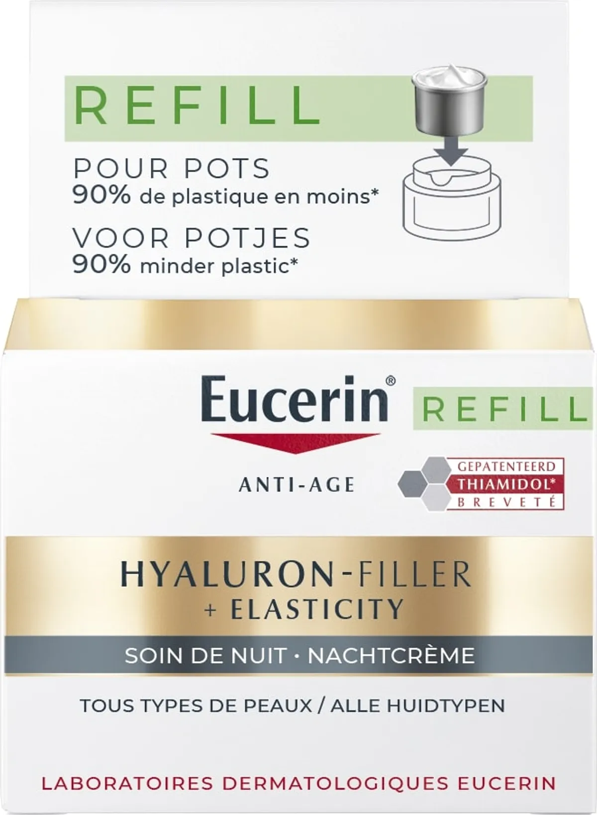 Eucerin Hyaluron-Filler + Elasticity Nachtverzorging Navulling 50 ml