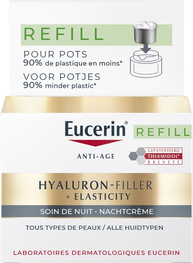 Eucerin Hyaluron-Filler + Elasticity Nachtverzorging Navulling 50 ml - Eucerin